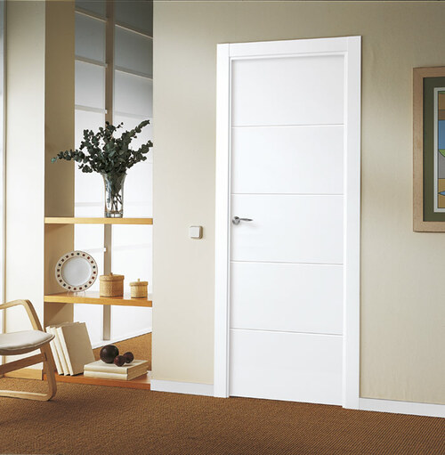 Puerta de interior lacada blanca mod 8500